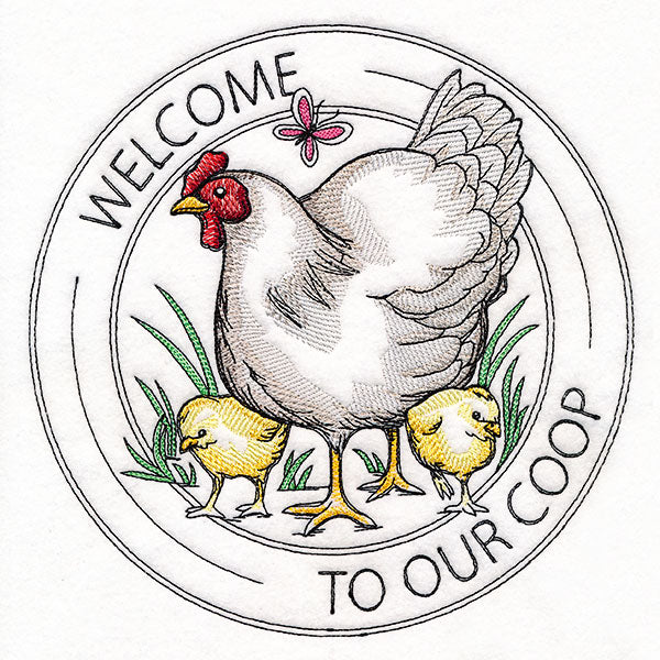 Welcome to Our Coop Stamp
