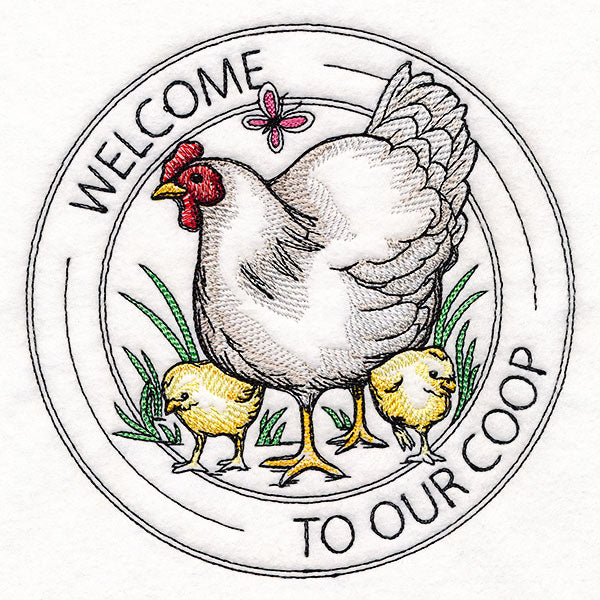 Welcome to Our Coop Stamp