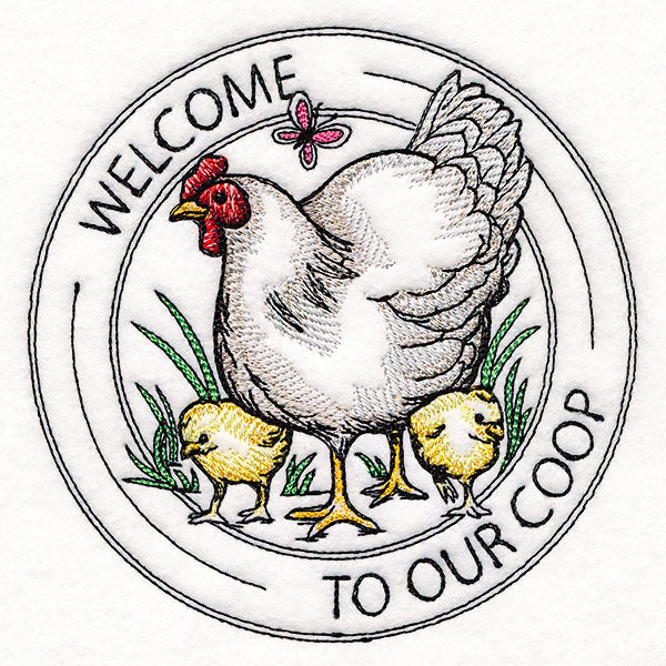 Welcome to Our Coop Stamp