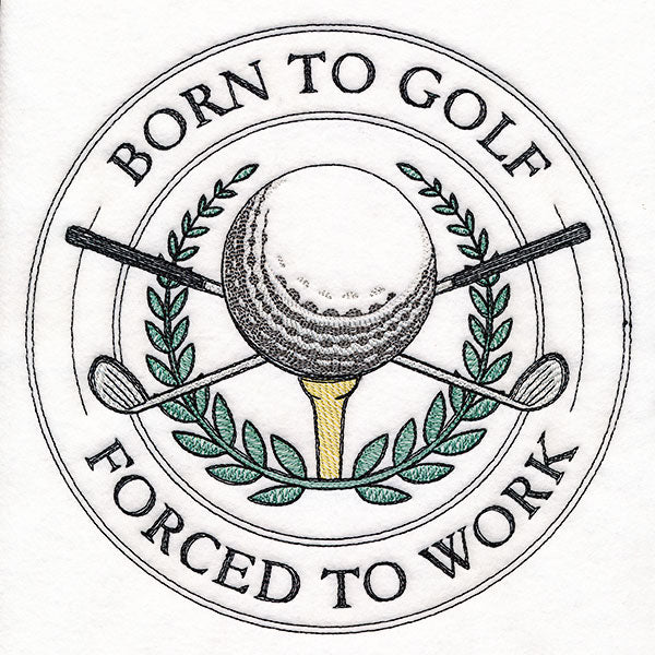 Born to Golf Stamp