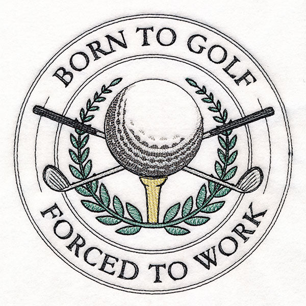 Born to Golf Stamp