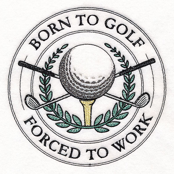 Born to Golf Stamp