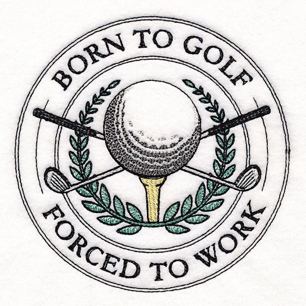 Born to Golf Stamp