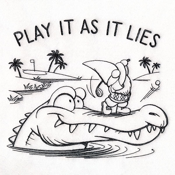 Play It As It Lies Golfing Gnome