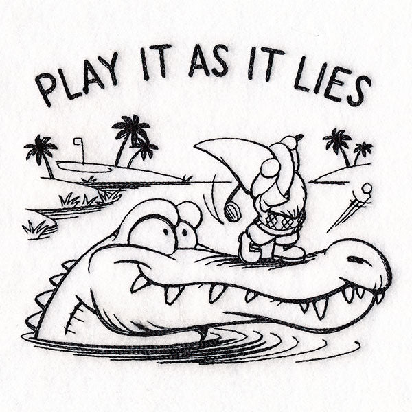 Play It As It Lies Golfing Gnome