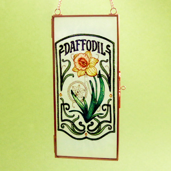 Art Nouveau Daffodil Sign