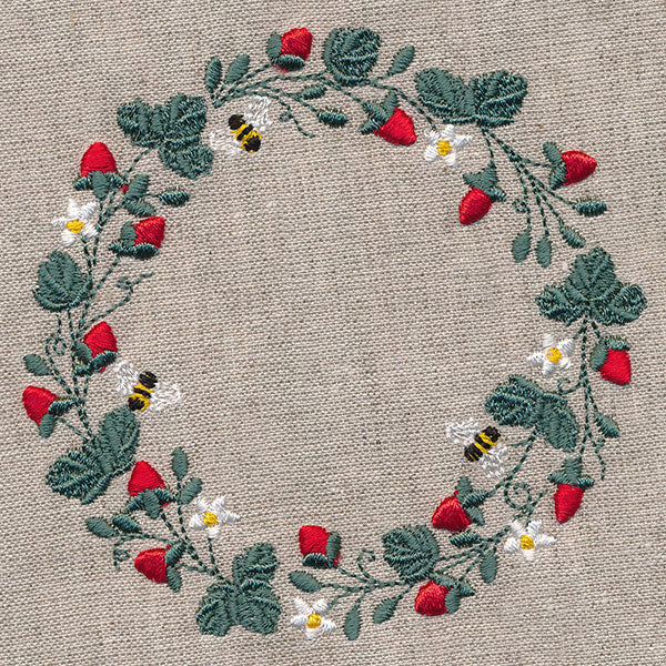 Bees & Berries Wreath (Puff Foam)