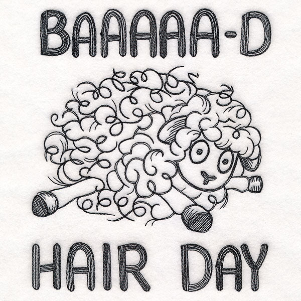 Baa-d Hair Day Sheep