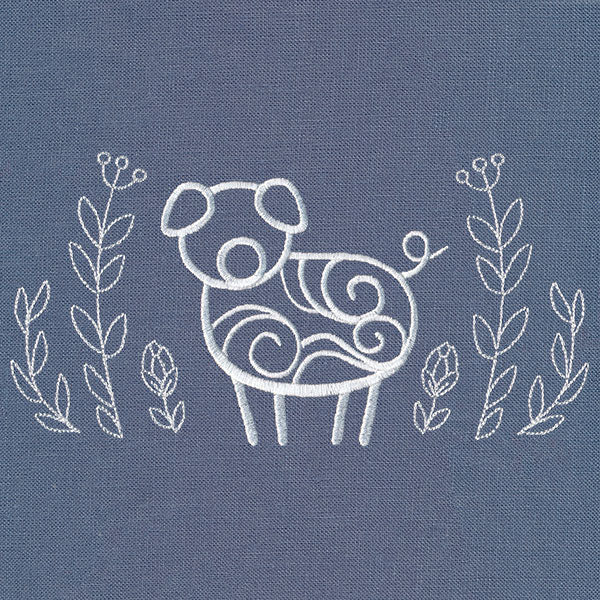 Rustic Pig with Laurel