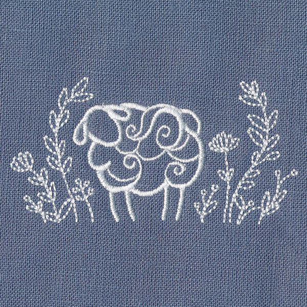 Rustic Sheep with Laurel