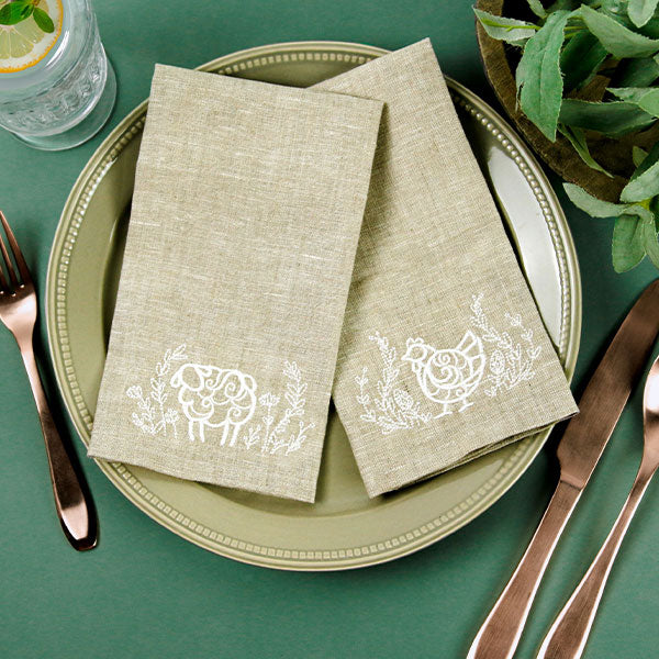 Rustic Sheep with Laurel