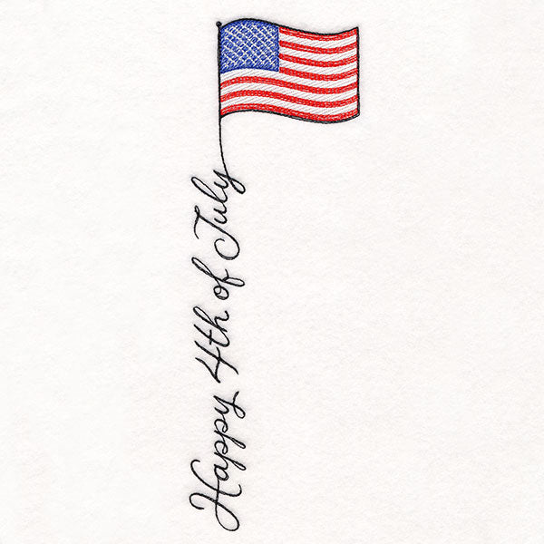 Happy 4th of July Flag