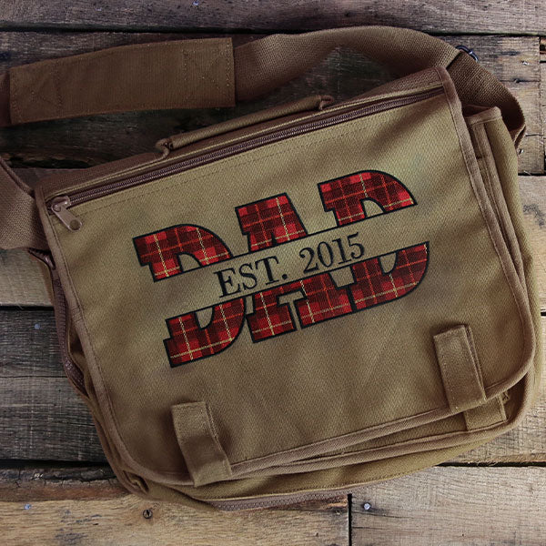 Customizable Dad with Plaid