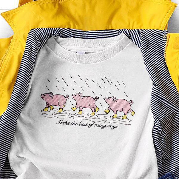 Make the Best of Rainy Days Pigs