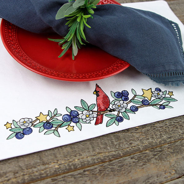 Americana Floral Cardinal