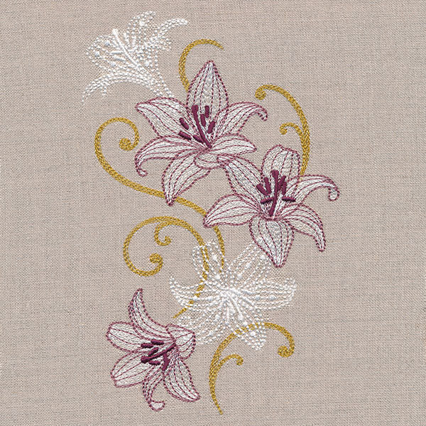 Sheer and Elegant Lilies