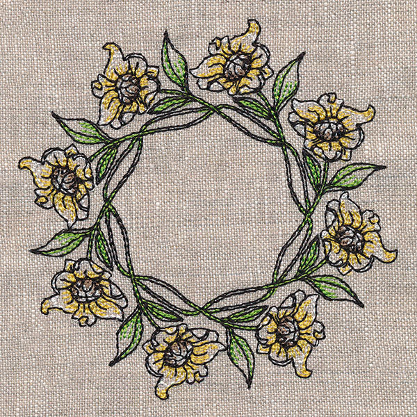 Simple Florals Wreath