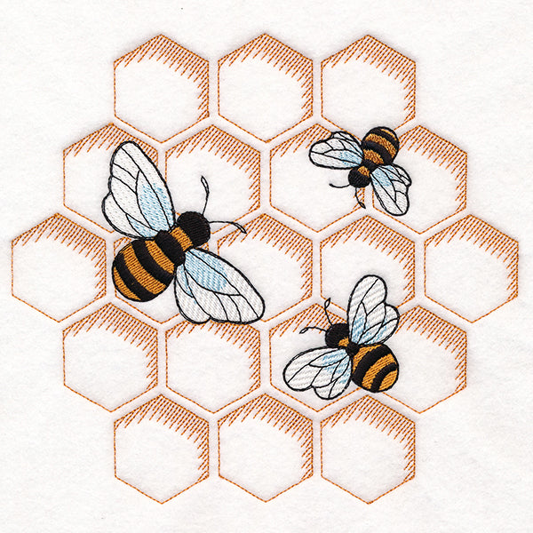 Sweet Honeycomb Etching