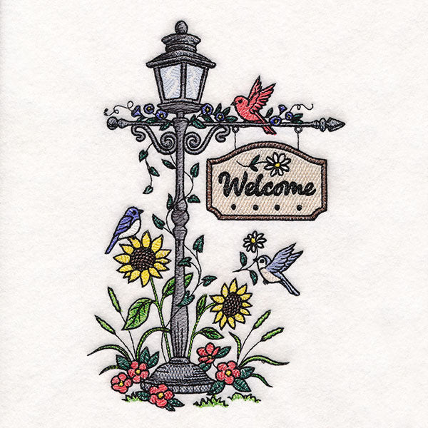 Welcome Summer Lamppost