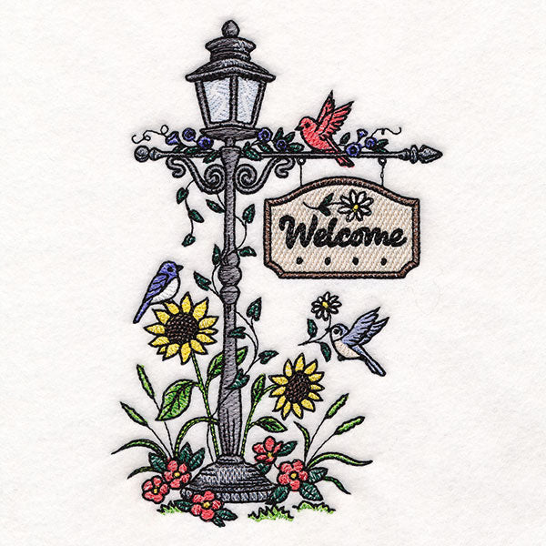 Welcome Summer Lamppost