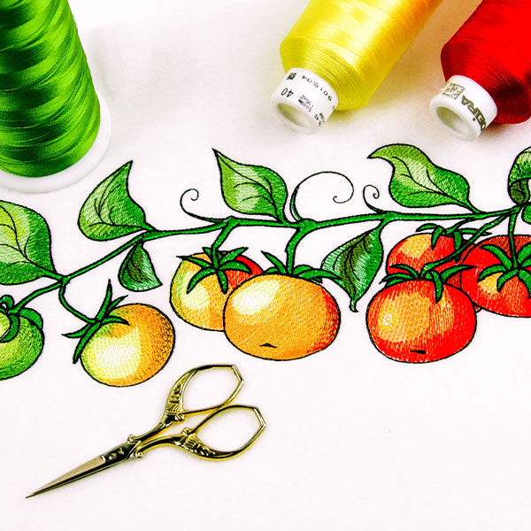 Color Theory Tomato Border