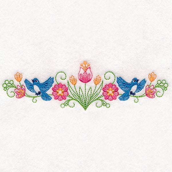 Birdies and Wildflower Border