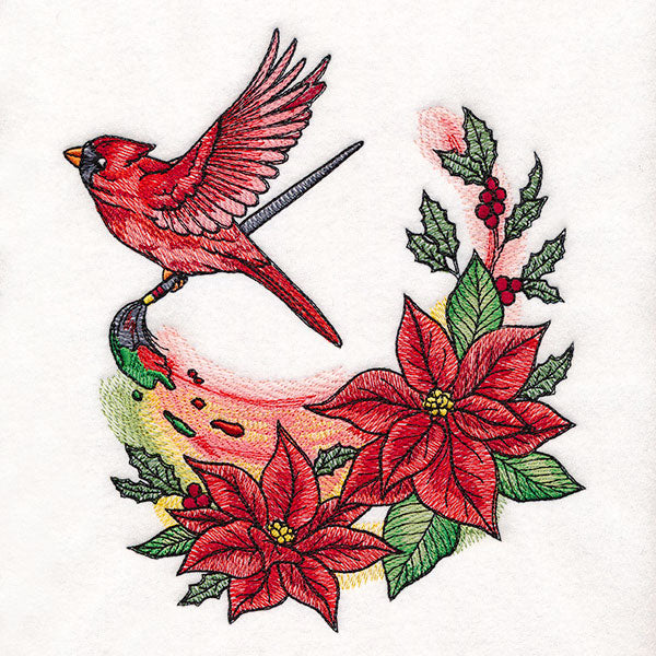 Christmas Cheer Painting Cardinal