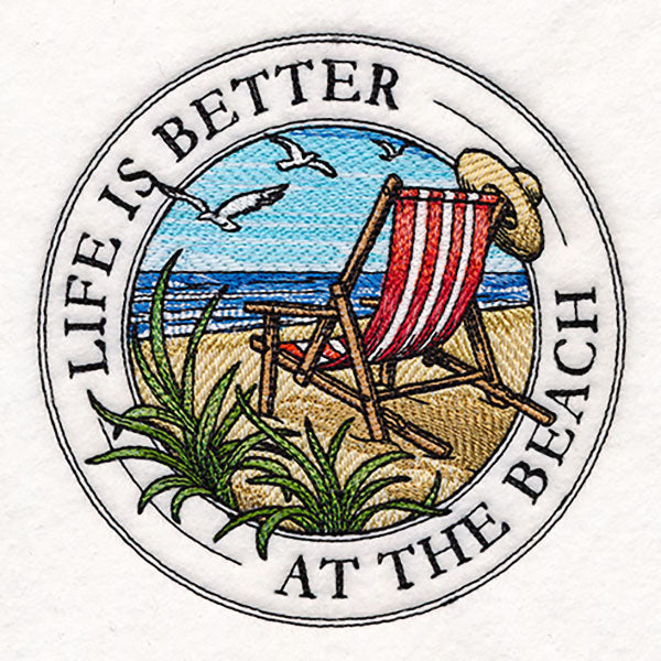 At the Beach Stamp