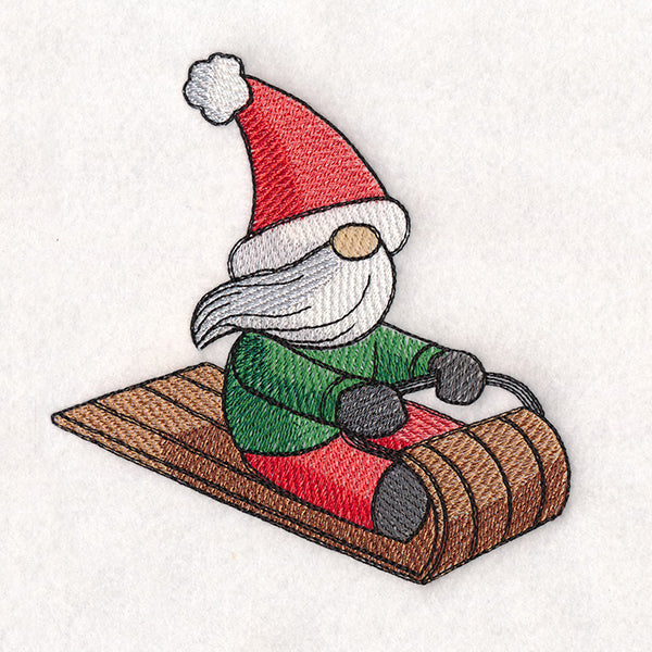 Winter Fun Sledding Gnome - Guy