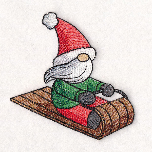 Winter Fun Sledding Gnome - Guy