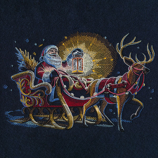 Midnight Santa and Sleigh