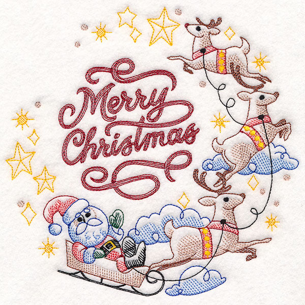 Santa's Flight Wreath