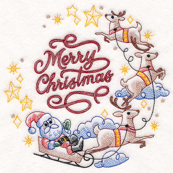 Santa's Flight Wreath