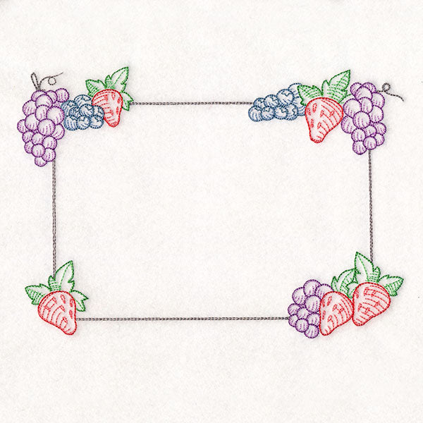 Fresh Fruit Quilt Label