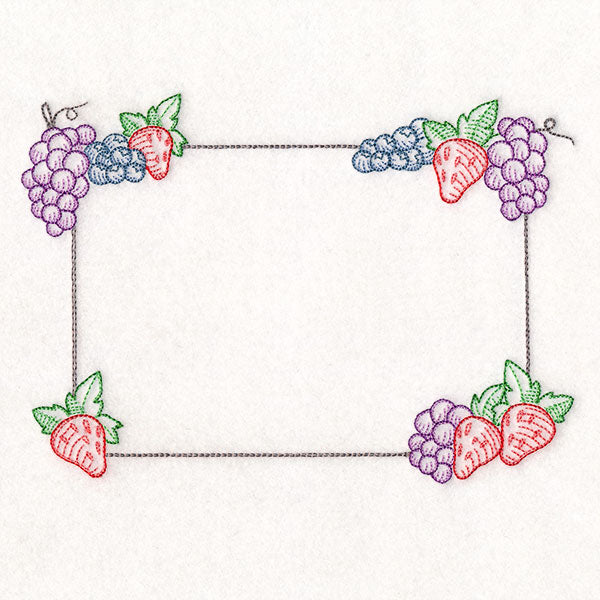 Fresh Fruit Quilt Label