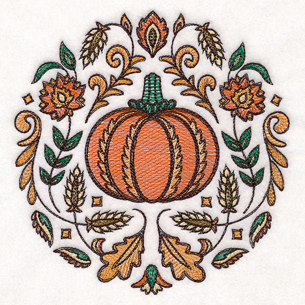 Harvest Folk Art Circle