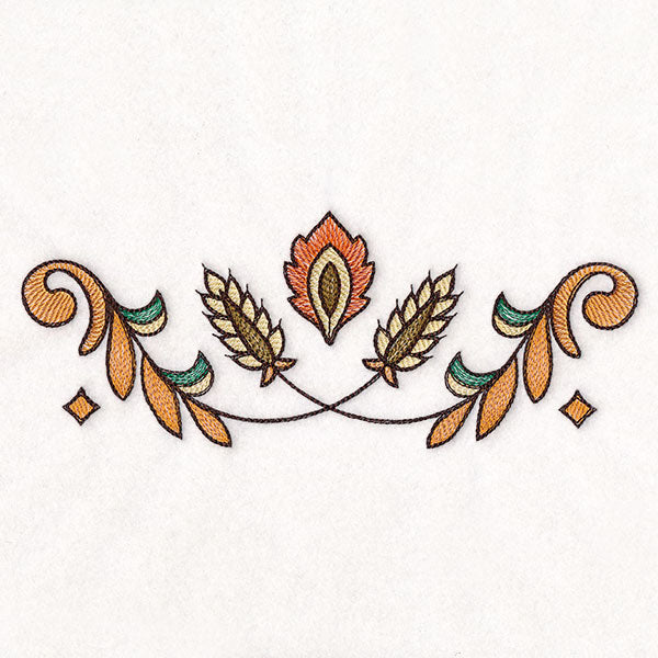 Harvest Folk Art Border