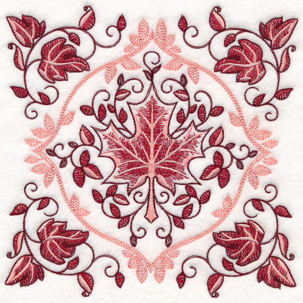 Autumn Square Moment - Maple Leaf
