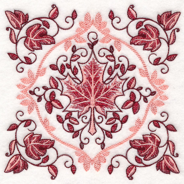 Autumn Square Moment - Maple Leaf