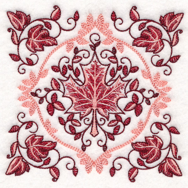 Autumn Square Moment - Maple Leaf