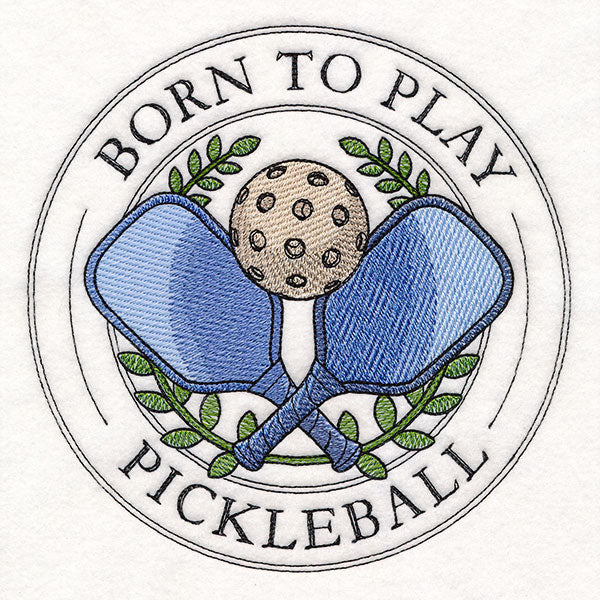 Born to Play Pickleball Stamp
