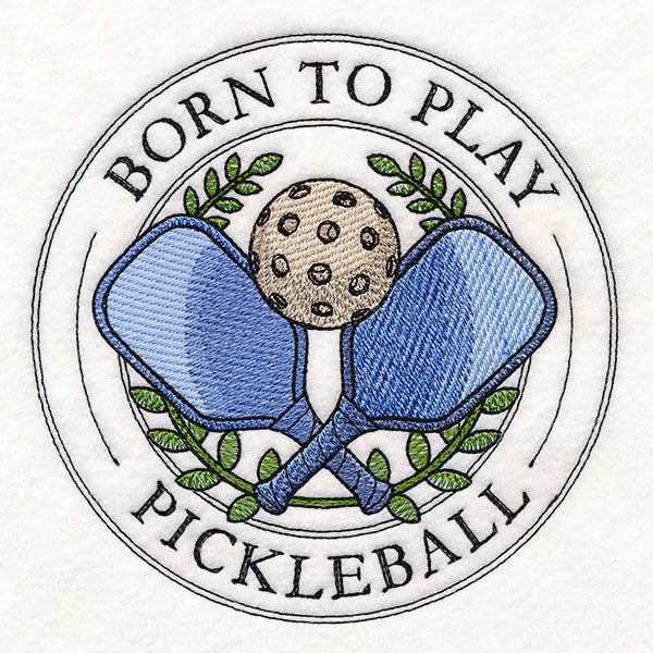 Born to Play Pickleball Stamp