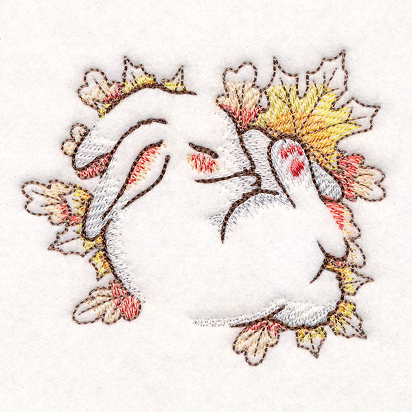 Soft Sleepy Autumn Bunny