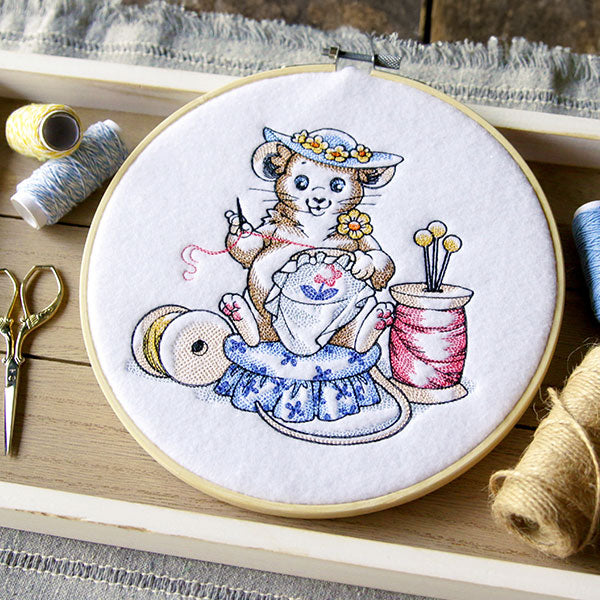 Hand Embroidery Mouse