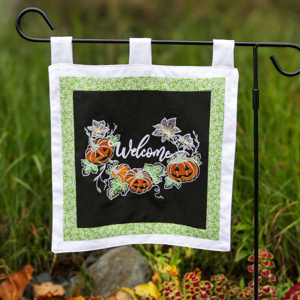 Welcome with Halloween Jack o Lanterns