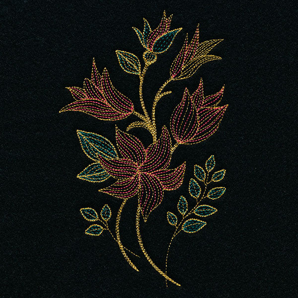 Gilded Autumn Flower Spray