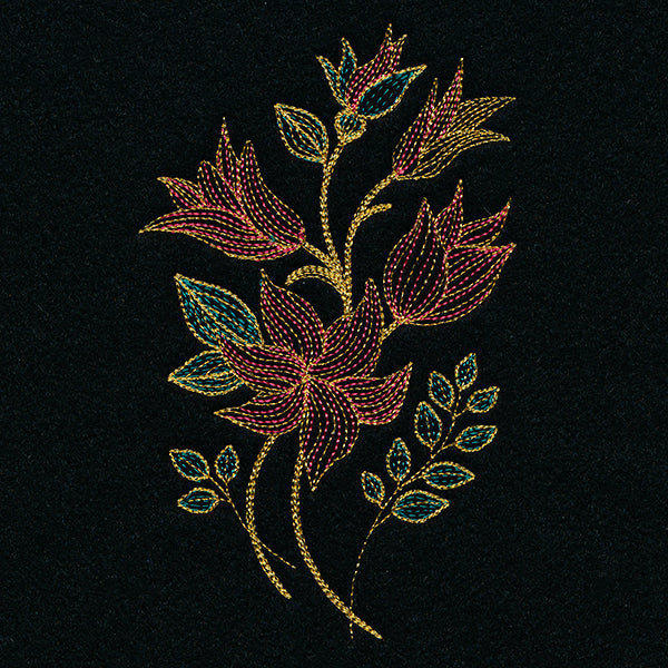 Gilded Autumn Flower Spray