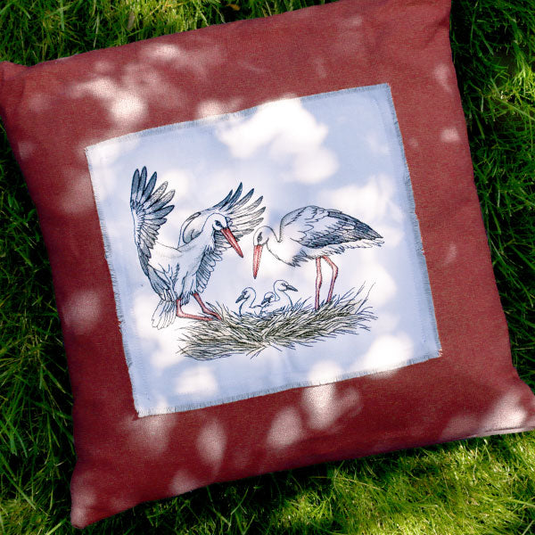 Family Time in the Stork Nest