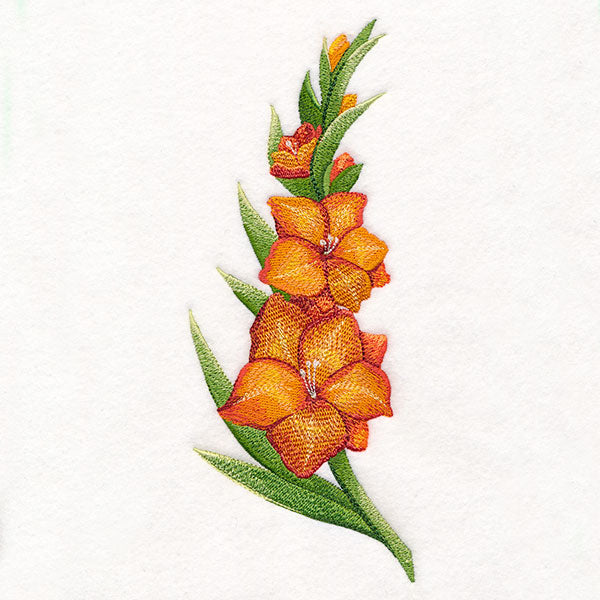 Realistic Gladiolus Spray