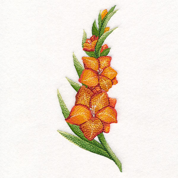Realistic Gladiolus Spray